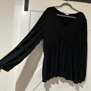 Elegant Black Women's Top